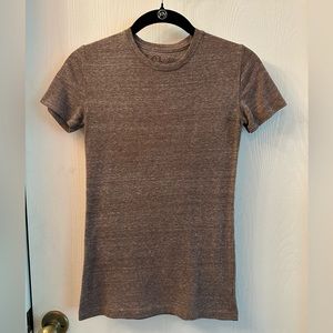 Heather brown t-shirt